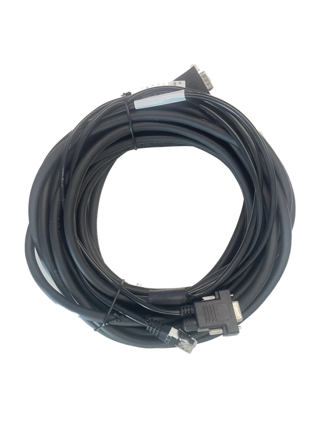 Hikrobot MV-IDAPE-DB15M-DB9FRJ45OPEN-HF-7m 2013EM V2.0 power/communication cable, DB15 male to flying leads/DB9 female/RJ45 male, 7 m, Drag-chain applications