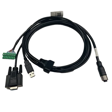 Hikrobot MV-IDA-PE-M12A17pF-openU2DB9-HF-2m Integrated cable, USB, high-flex, 2 m, 17-pin to open/U2/DB9