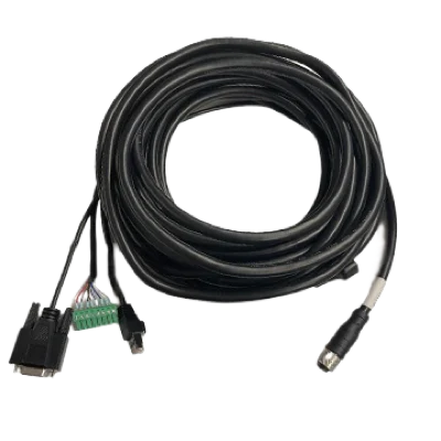 Hikrobot MV-IDA-PE-M12A17pF-openRJ45DB9-HF-10m Integrated cable, GigE, high-flex, 10 m, 17-pin to open/RJ45/DB9
