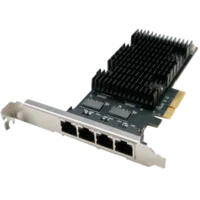 Hikrobot MV-GE2004 Quad-port NIC V2.0, Full-height bracket