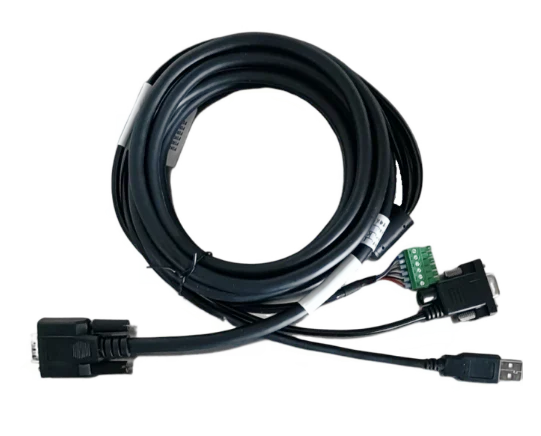 Hikrobot MV-IDA-PE-HDB15-USBDB9Open-ST-2.5m Standard DB15 power/I/O combo cable, DB15 to USB2.0/DB9/open cable, green terminal block, 2.5 m, Static cable