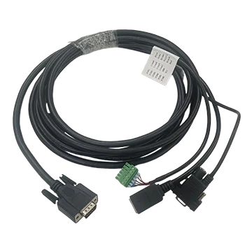 Hikrobot MV-IDA-PE-HDB15-RJ45FDB9Open-ST-3.5m Standard DB15 power/I/O combo cable, DB15 to RJ45 female/USB2.0/DB9/open cable, green terminal block, 3.5 m, Static cable
