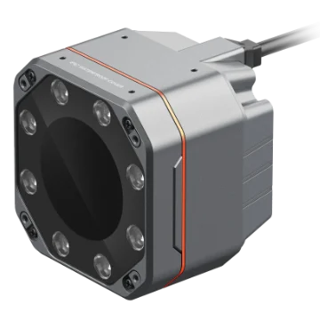 Hikrobot MV-CT120G-9GC01-MAX-16L-WBC 12 MP GigE area scan camera, Gen 3, Color, MAX, 16 mm liquid lens, White basic light, Standard cover