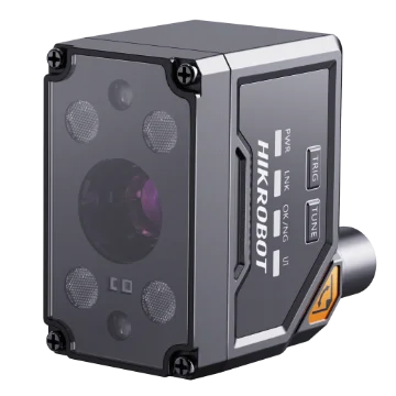 Hikrobot MV-ID2020RM-12M-RBN-U 2 MP rolling shutter, 12 mm focal length, Autofocus, Red light, USB, Semi-polarized smart code reader