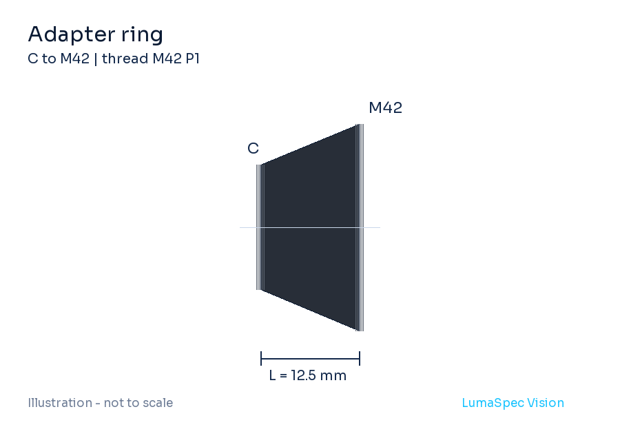 Adapterring, Länge 12.5 mm (LS-AT4212)