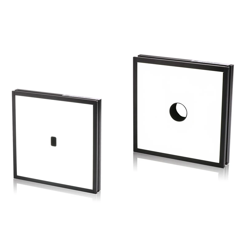 Square back light with hole (4FTB)