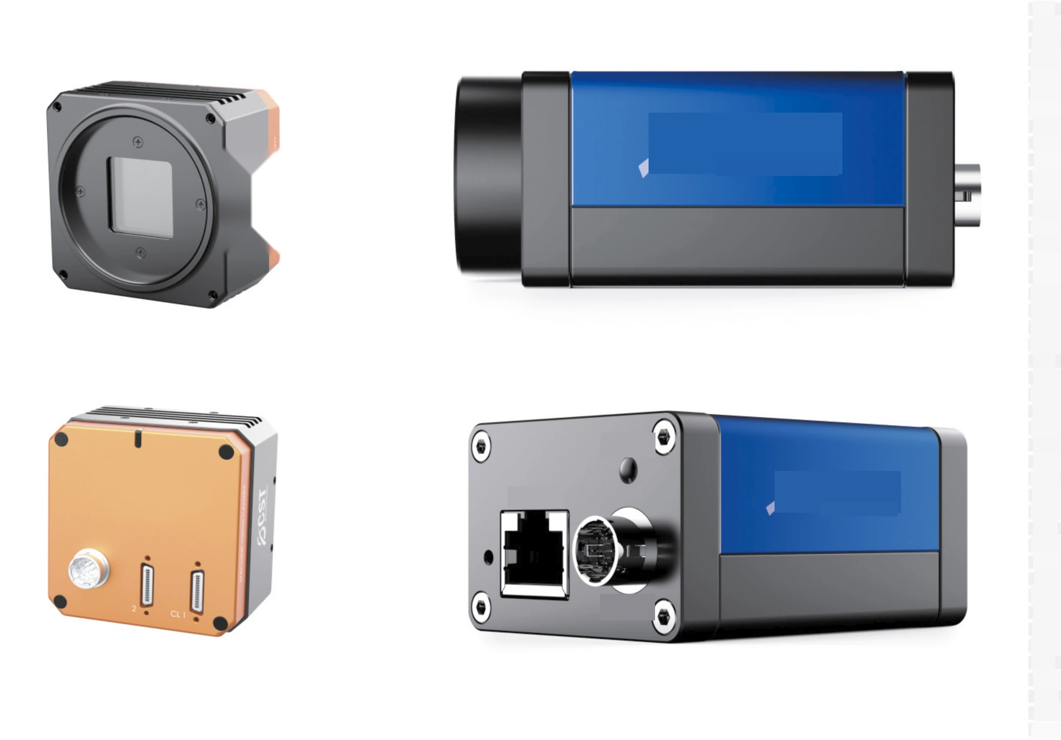 High-resolution large area scan industrial camera