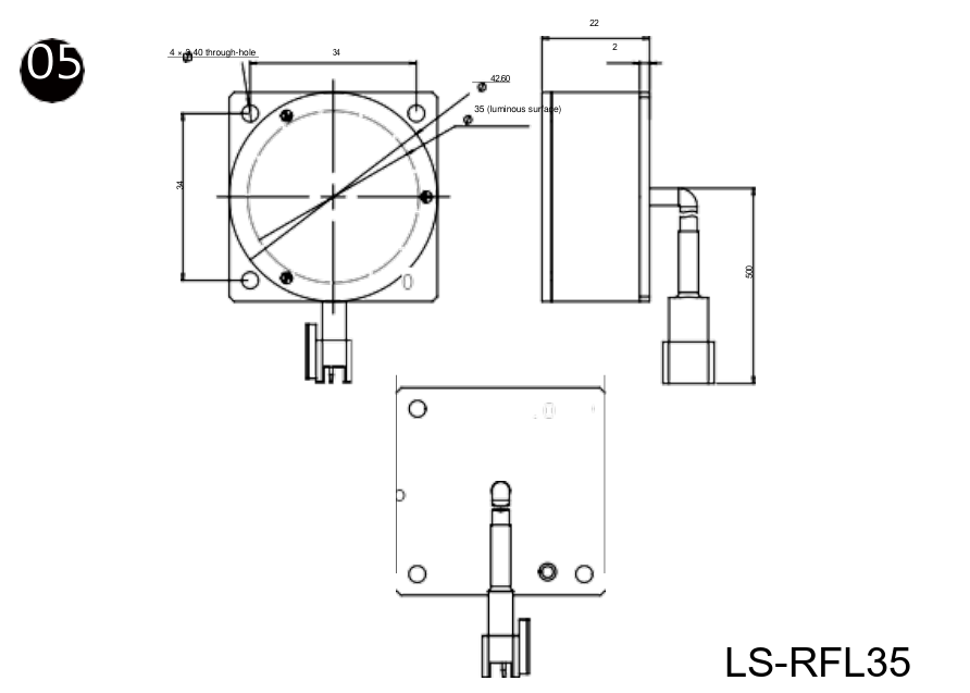 42.6 mm Durchmesser nicht-standardisierte Ringlichter (LS-RFL35)