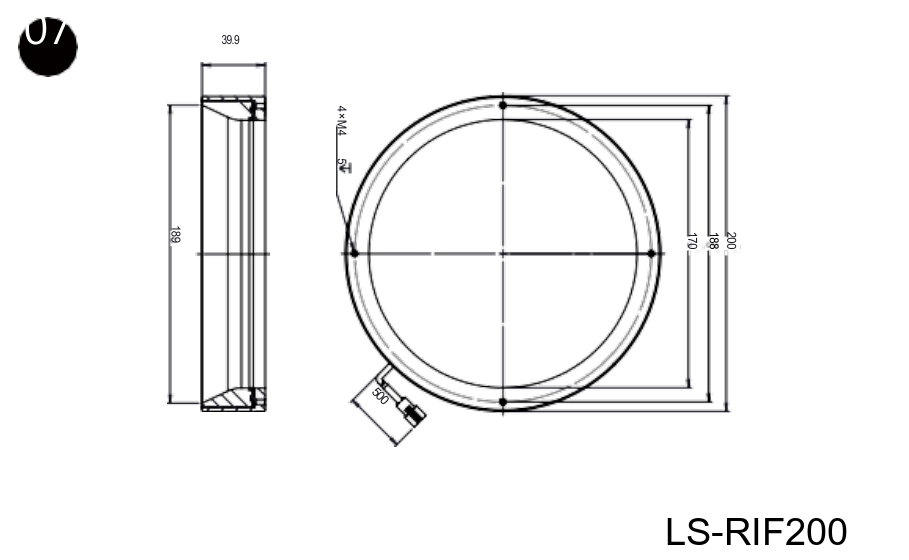 200 mm Durchmesser, nicht-standardisiere schattenfreie Beleuchtung (LS-RIF200)