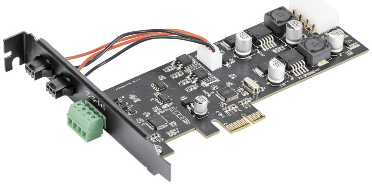PCIE 조명 제어 카드, 2 채널, 48 W (LS-PCIE2448A-2T)