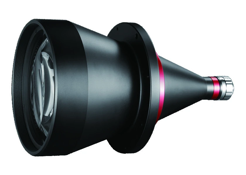 Obiettivo bi-telecentrico per telecamere 1/1.8", 0.038x, distanza di lavoro 410 mm, C-Mount (LS-VCM118-240-AL)