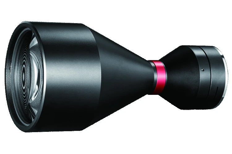 Obiettivo bi-telecentrico per telecamera 1.75", 0.322x, DFO 208 mm, 1.75", attacco F o Altro (LS-VCM175-90-AL)