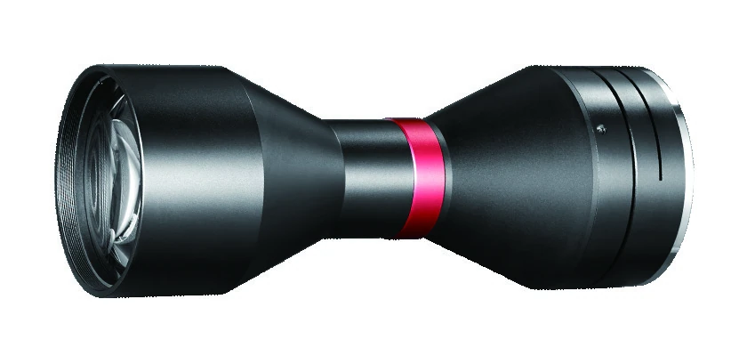 Bi-telezentrisches Objektiv, 0.5x, Arbeitsabstand 128 mm, 4/3", F oder anderer Bajonettanschluss (LS-VCM430-48-AL)